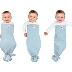 Light Blue Ollie Swaddle